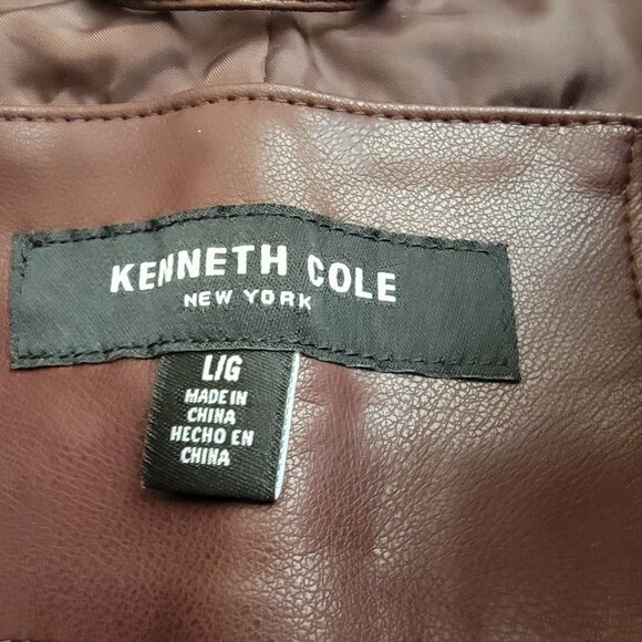 Kenneth Cole Women's Faux Leather Jacket NWOT - Picture 4 of 4